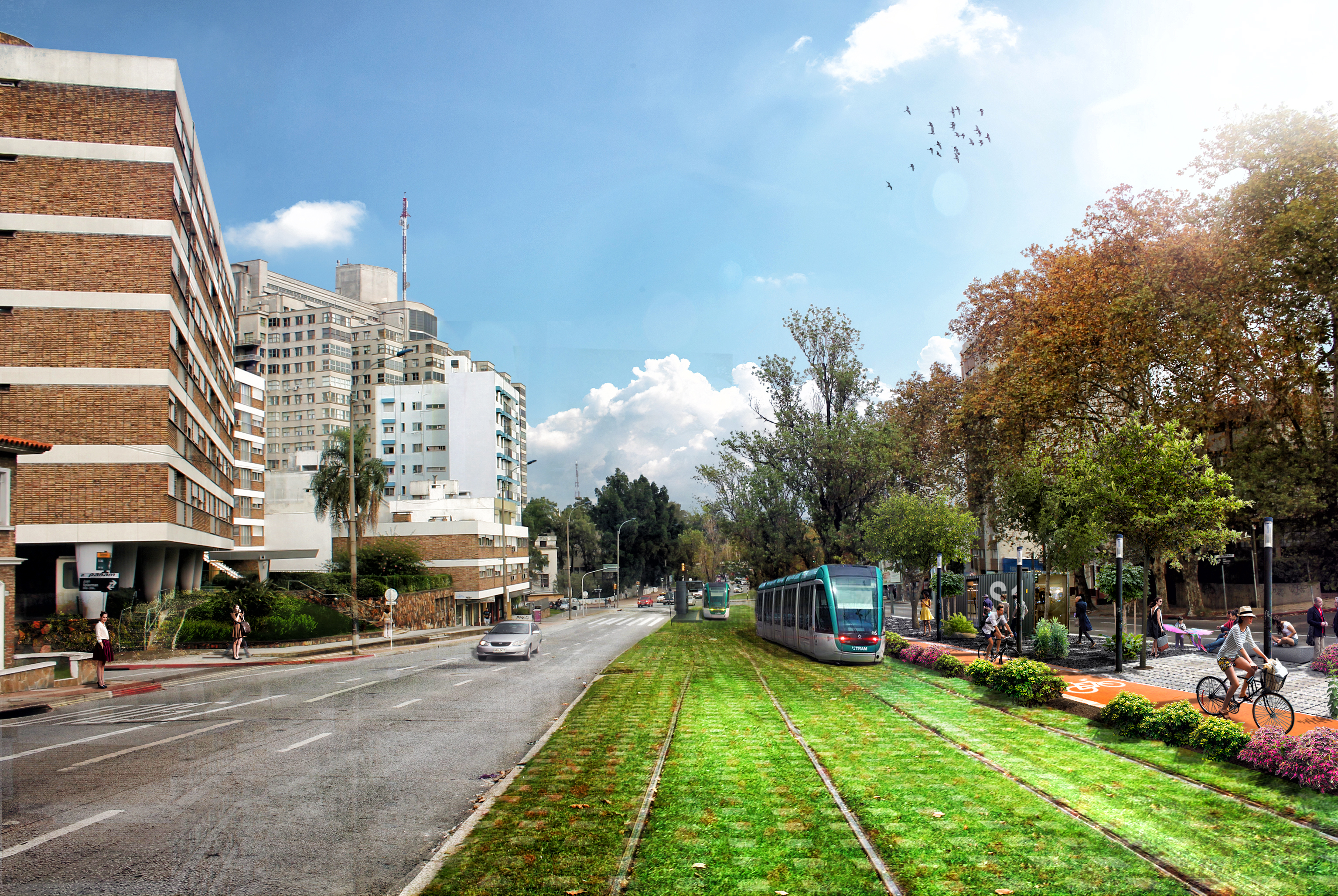 Alternativa Tranvía Electrico Ligero al BRT